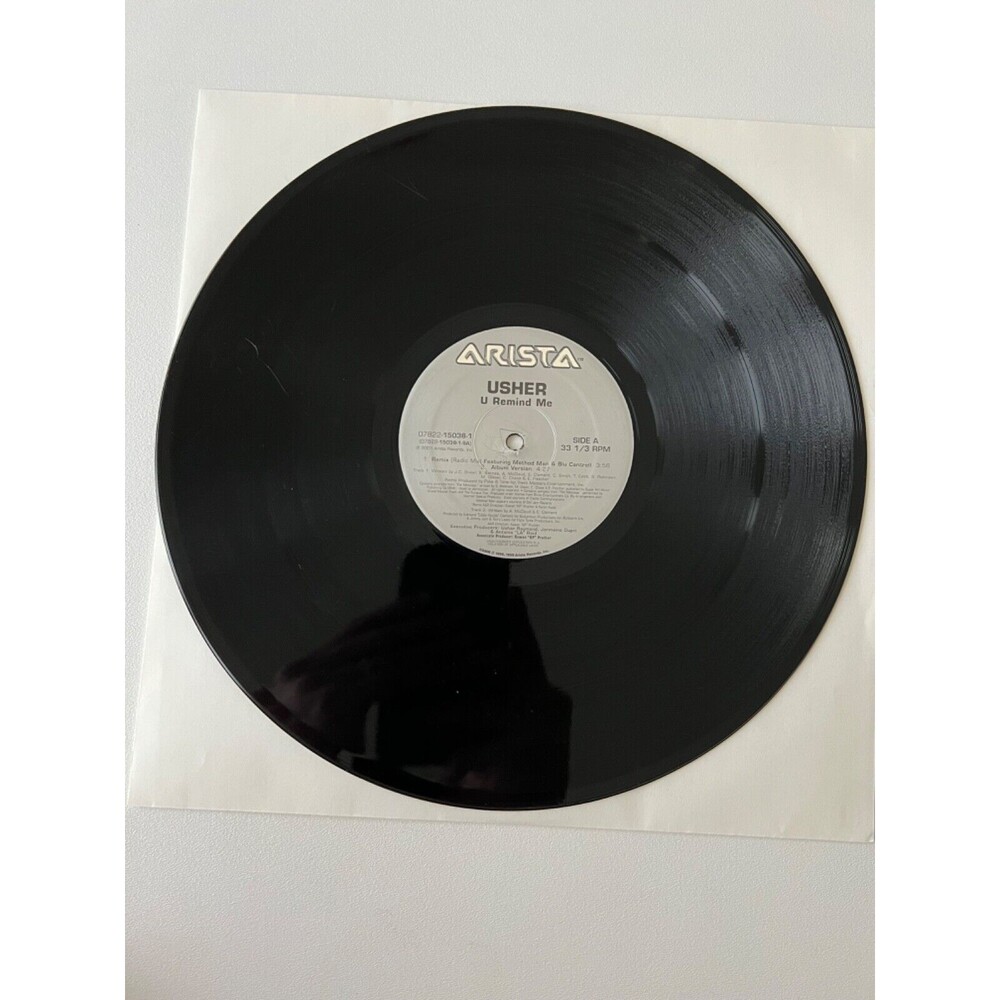 Usher U Remind Me 12" Vinyl Single 2001 Arista 07822-15038 WARPED BUT PLAYS WELL
